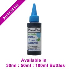 100ml of PhotoPlus Cyan Archival Pigment Ink Compatible with Ricoh printers.