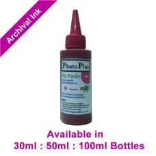 PhotoPlus Magenta Archival Pigment Ink Compatible with Epson printers - 30ml, 50ml, 100ml