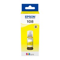 Epson 108 Yellow Bottle of Dye Ink - 70ml.