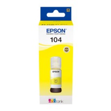 Epson 104 Yellow Bottle of Dye Ink - 65ml.