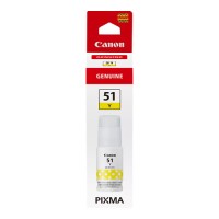 Canon GI-51Y Yellow Bottle of Original Dye Ink - 70ml.