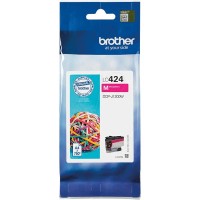 Genuine Standard Capacity Brother LC424 Magenta Ink Cartridge.