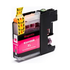 Compatible Cartridge for Brother LC125XL Magenta Ink Cartridge.