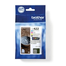 Genuine Standard Capacity Brother LC422 - 4 Colour Ink Cartridge Set.