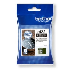 Genuine Standard Capacity Brother LC422 Black Ink Cartridge.