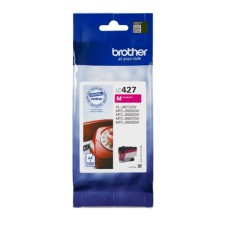 Genuine Standard Capacity Brother LC427 Magenta Ink Cartridge.