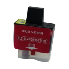 Magenta Compatible Ink Cartridge to replace a Brother LC900 Ink Cartridge.