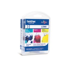 Brother LC980 Genuine Cartridge Set - CMYK.
