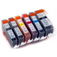 Canon PGI-520/CLI-521 Compatible Cartridges - 1 set of 6