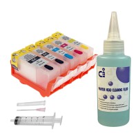 Cleaning Cartridge Kit for Canon Printers using PGI-525 - CLI-526 5 x Cartridges..