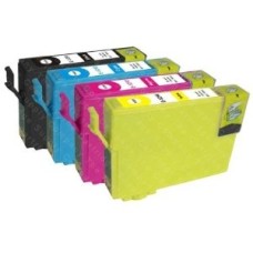 A set of pre-filled Epson Compatible T2715 dye sublimation ink cartridges.