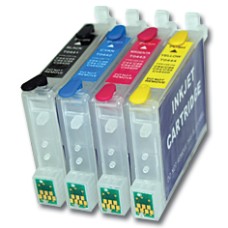 Epson Compatible T0615 Empty Refillable Cartridge Set.