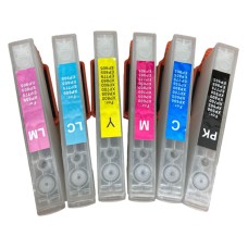 Epson Compatible T2438 Empty Refillable Cartridge Set.