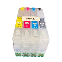 Refillable Cartridge Set Compatible with Epson 405 & 405XL Suitcase Series Cartridges.