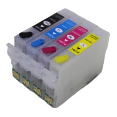 Epson Compatible T1285 Empty Refillable Cartridge Set.