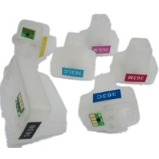 Refillable cartridge set For HP 363 Cartridges.