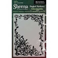 Sheena Douglas Perfect Partners Embossing Folder 5 x 7" - T". Sheena Douglas Perfect Partners Embossing Folder 5 x 7" - T".