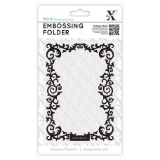 Xcut A6 Embossing Folder - Leafy Border. Xcut A6 Embossing Folder - Leafy Border.