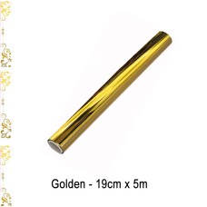 Toner Reactive Foil Roll,19cm x 5 Meter in Golden - HobbyPrint®