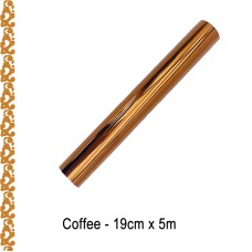 Toner Reactive Foil Roll,19cm x 5 Meter in Coffee - HobbyPrint®