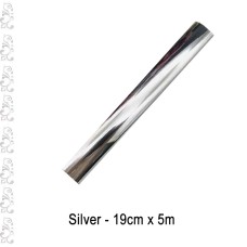 Toner Reactive Foil Roll,19cm x 5 Meter in Silver - HobbyPrint®