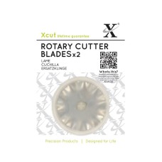 Xcut 45mm Rotary Cutter Replacement Blades (2pcs).