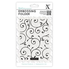 Xcut A6 Embossing Folder - Delicate Flourishes. Xcut A6 Embossing Folder - Delicate Flourishes.
