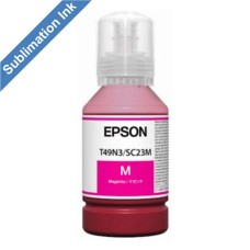 140ml Bottle of Epson T49N3 Magenta Dye Sublimation Ink.
