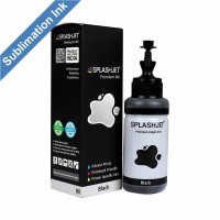 70ml Bottle of Black Dye Sublimation Ink for Epson EcoTank Printers using 673 Series Inks.