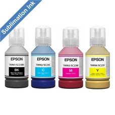 Epson T49N Dye Sublimation 4 Colour  Ink Set, 140ml each of CMYK.