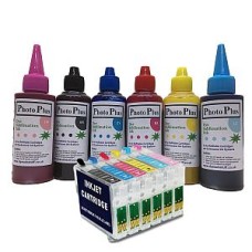 Epson Compatible T0487 Sublimation Refillable Cartridge Kit.