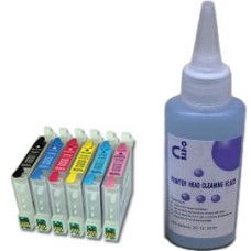 Sublimation Cleaning Cartridge Kit for Printer Models using Epson T0487 Cartridges.