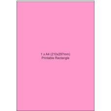 24 x A4 Printable Edible  Icing Sheets - 1 x Printable 210mm x 297mm Rectangle per Sheet