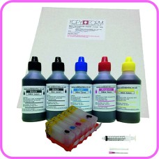 Edible Printing Accessory Bundle for Canon printers  using PGI--5 & CLI-8 Cartridges.