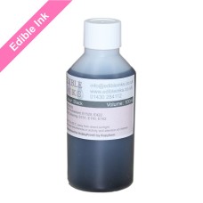 100ml Bottle of Black Edible Ink for Canon Printers.
