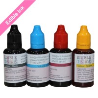 120ml Bottled Edible Ink for Canon Printers - 4 x 30ml Set of CMYK