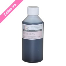 250ml Bottle of Black Edible Ink for Canon Printers.
