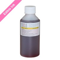250ml Bottle of Yellow Edible Ink for Canon Printers. 250ml Bottle of Yellow Edible Ink for Canon Printers.