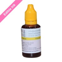 30ml Bottle of Yellow Edible Ink for Canon Printers.