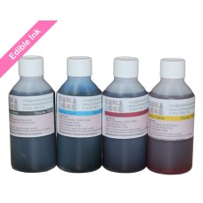 400ml Bottled Edible Ink for Canon Printers - 4 x 100ml Set of CMYK. 400ml Bottled Edible Ink for Canon Printers - 4 x 100ml Set of CMYK.