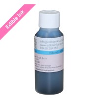 50ml Bottle of Cyan Edible Ink for Canon Printers.