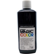 Liquid Acrylic Ink 250ml bottle MC900 - Quasar Black (opaque)
