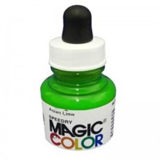 Liquid Acrylic Ink 28ml bottle with pipete MC310 - Asian Lime. Liquid Acrylic Ink 28ml bottle with pipete MC310 - Asian Lime.