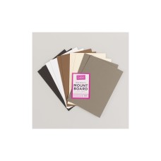 Mountboard A4 in 5 colours, 2 of each colour