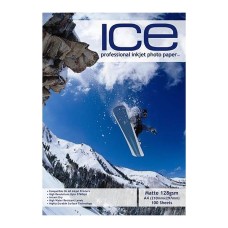 Photo Paper A4 - 128gsm Matte Coated , 100 Sheets.