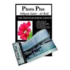 PhotoPlus Photo Paper A4 Panoramic Premium Satin Rolls 260gsm - 210mm x 8m PhotoPlus Photo Paper A4 Panoramic Premium Satin Rolls 260gsm - 210mm x 8m